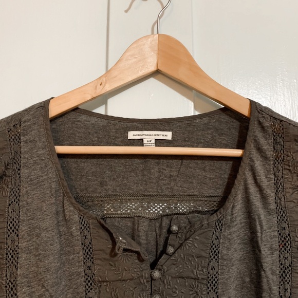 American Eagle Women’s Embroidered Blouse - Picture 3 of 3
